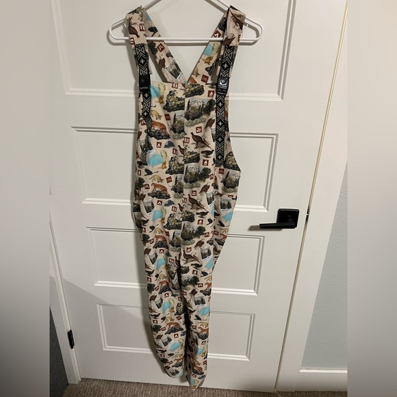 Kavu San Blas Overalls, National Park Pattern, Rare Print, large - Picture 2 of 6